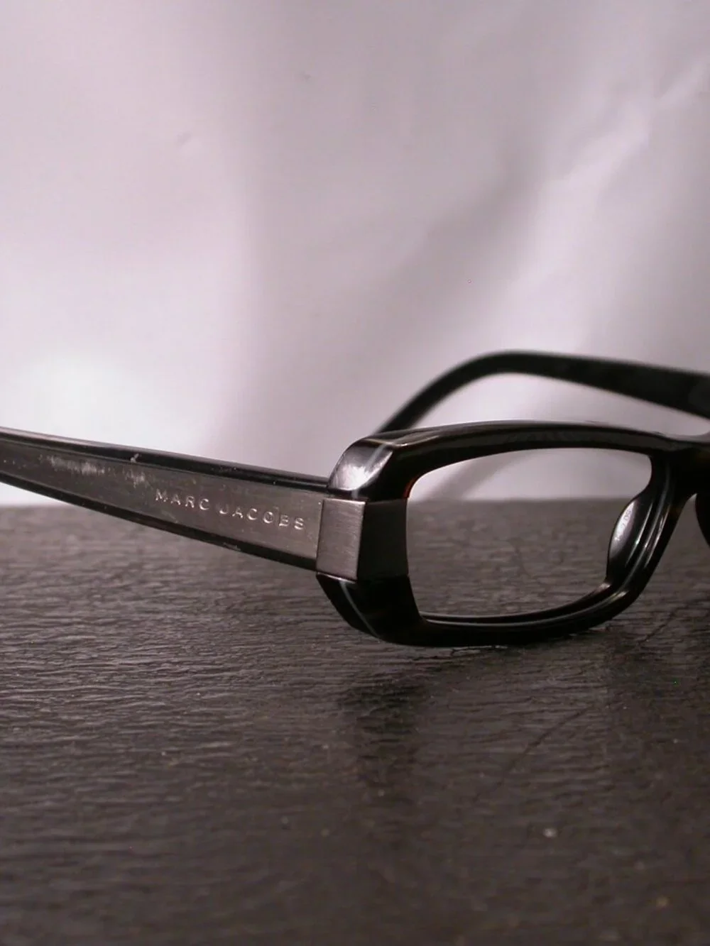 Authentic Marc Jacobs Tortoise Silver Luxury Eyeglasses Frames ITALY